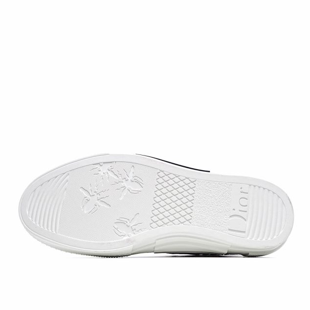  Dior B23 Oblique Slip-on Low Top Sneakers Sheer Print Sneakers