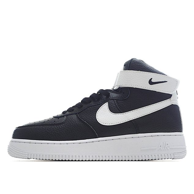  Nike Air Force 1 High Top Black & White