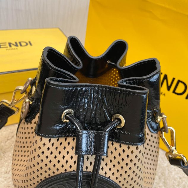  FENDI large perforated bucket bag Ref. 8838