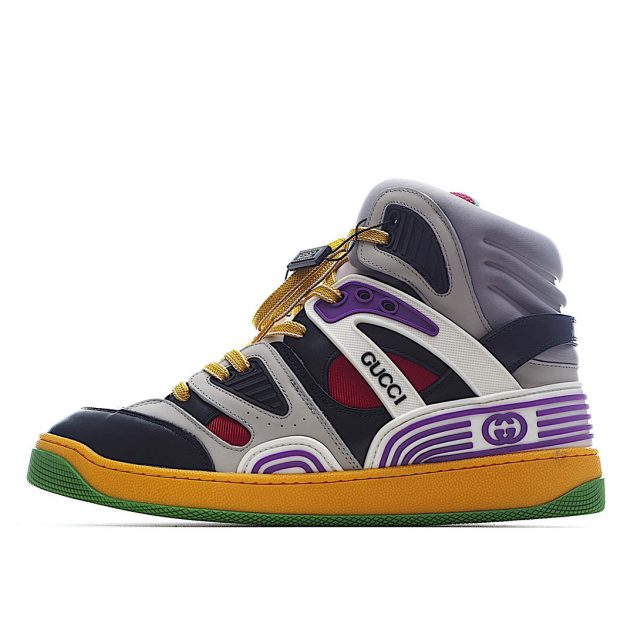  Gucci 20S Basket High Top Vintage Sneakers