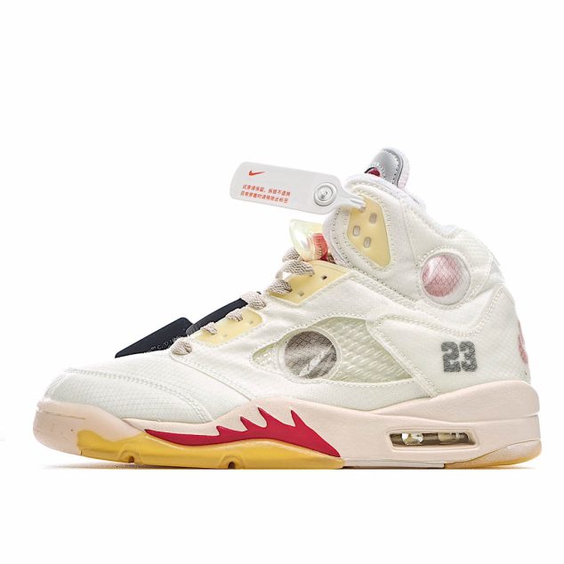  Air Jordan 5 x off white low