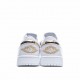  Wmns Air Jordan 1 Retro Low ‘White Metallic Gold’