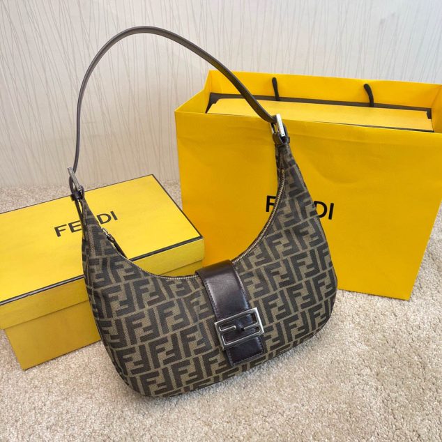  Fendi old flower moon bag Ref:8867