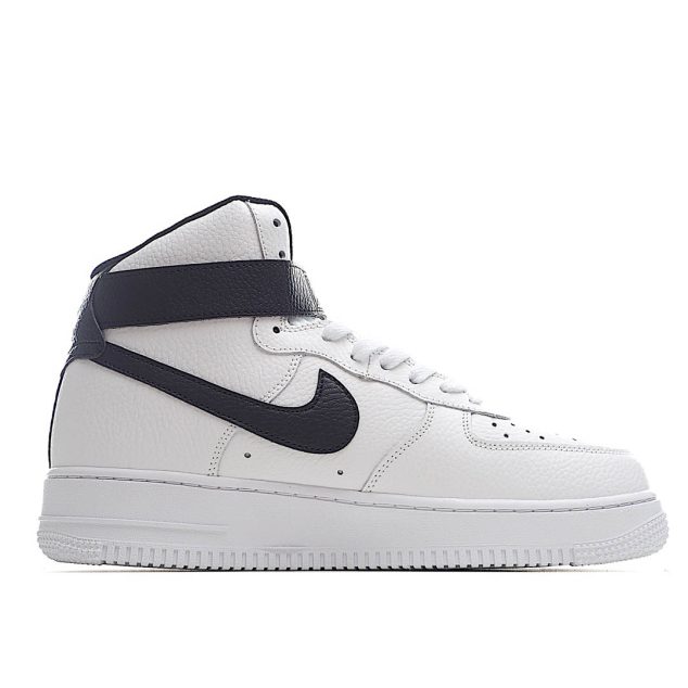  Nike Air Force 1 High ’07 White and Black High Top