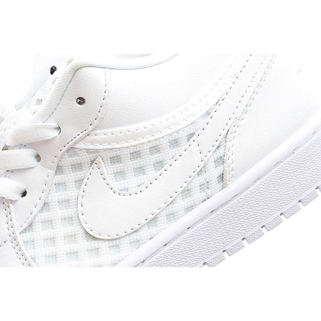  Wmns Air Jordan 1 Low Breathe ‘Triple White’