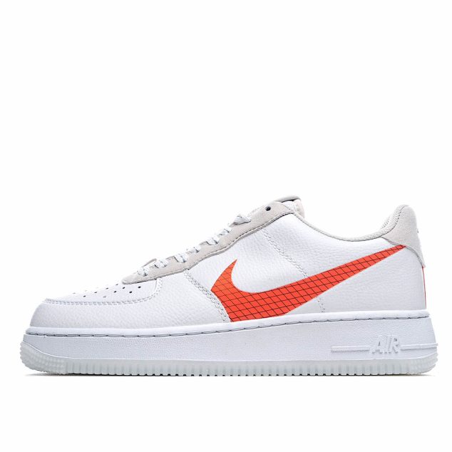  Nike Air Force 1 07 LV8 Luminous Low Top White Orange