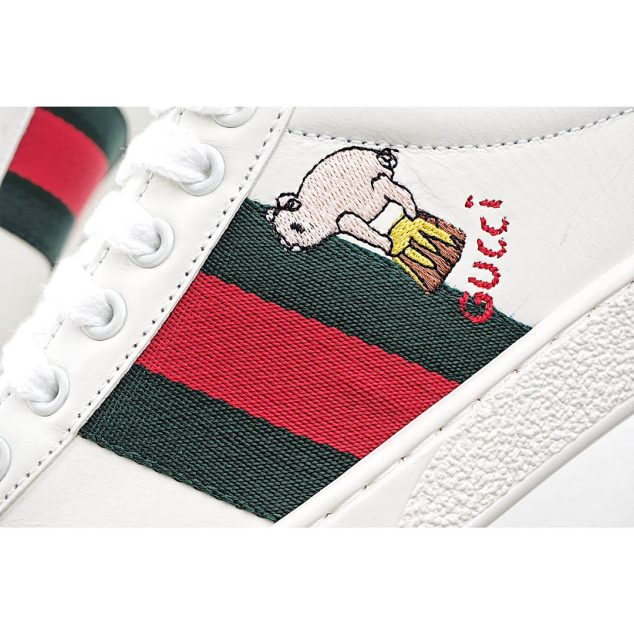  Gucci ACE series small white shoes casual shoes