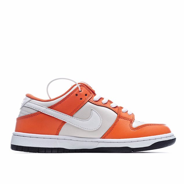  Nike SB Dunk Low White and Orange