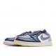  Air Jordan 1 Qiao Yi Low Top AJ1 Pink Purple Mandarin Duck