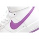  Nike Air Force 1 High ’07 White and Purple High Top