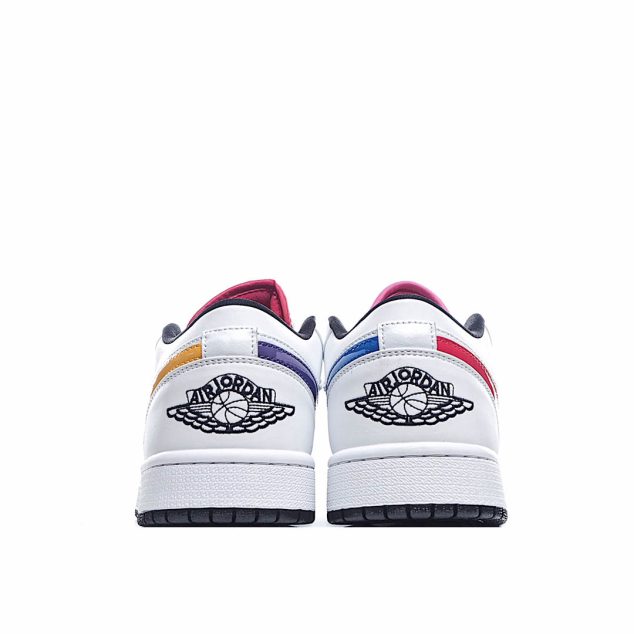  Air Jordan 1 Low White Mult