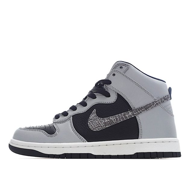  Nike Dunk High 3M Reflective Grey Black