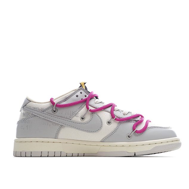  Nike 0ff-White x Nike Dunk Low OW White Ash