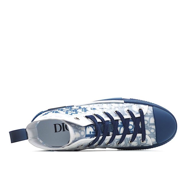  Dior B23 Oblique Slip-on Low Top Sneakers Sheer Print Sneakers