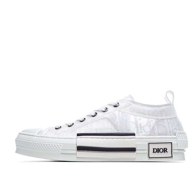  Dior B23 Oblique Slip-on Low Top Sneakers Sheer Print Sneakers