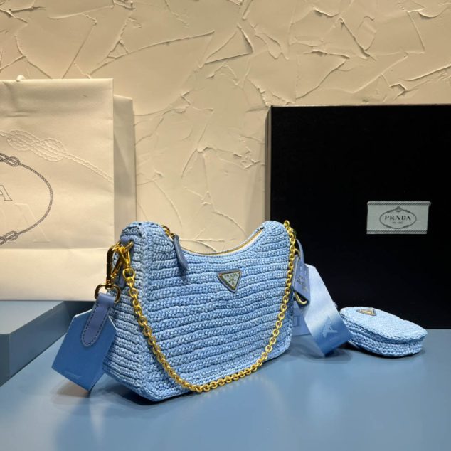  Prada Braided Bag Size: 23x16cm 1BH204