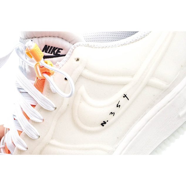  Nike Air Force 1 Experimental-Type N. 354 Sail Atomic Orange Low-Top Sneakers