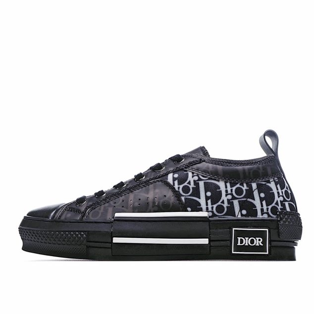  Dior B23 Oblique Slip-on Low Top Sneakers Sheer Print Sneakers