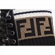  Fendi Knitted Stretch Martin Boots