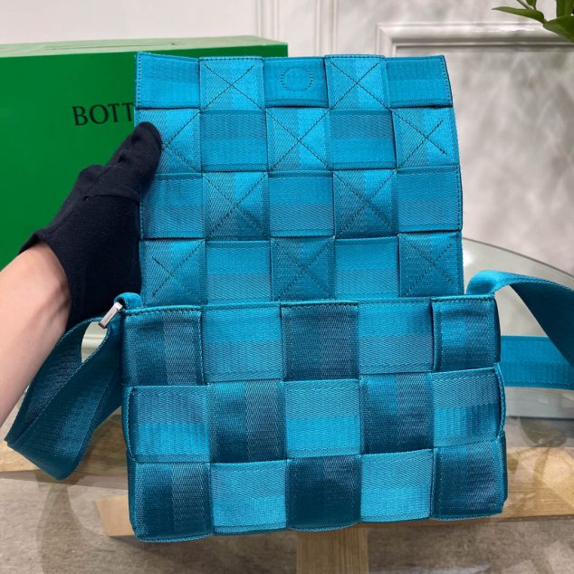  BV Bottega Veneta bag Size: 26x6cm Peacock blue