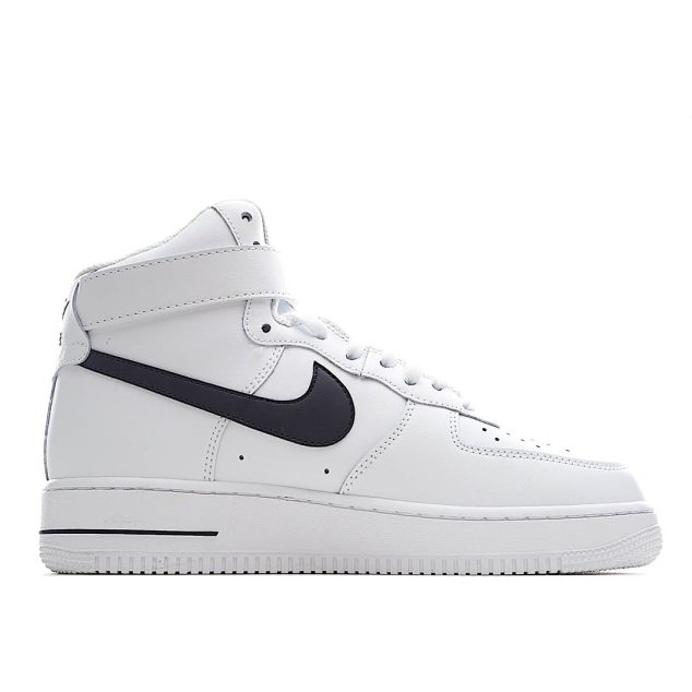  Nike Air Force 1 High ’07 White and Black High Top