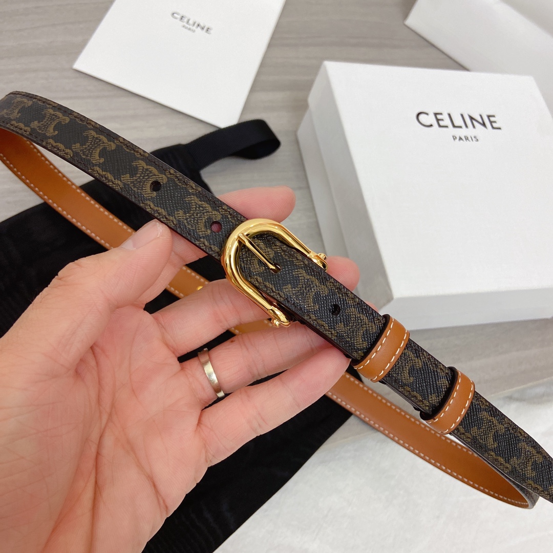 Celine Arc de Triomphe belt 1.8cm width