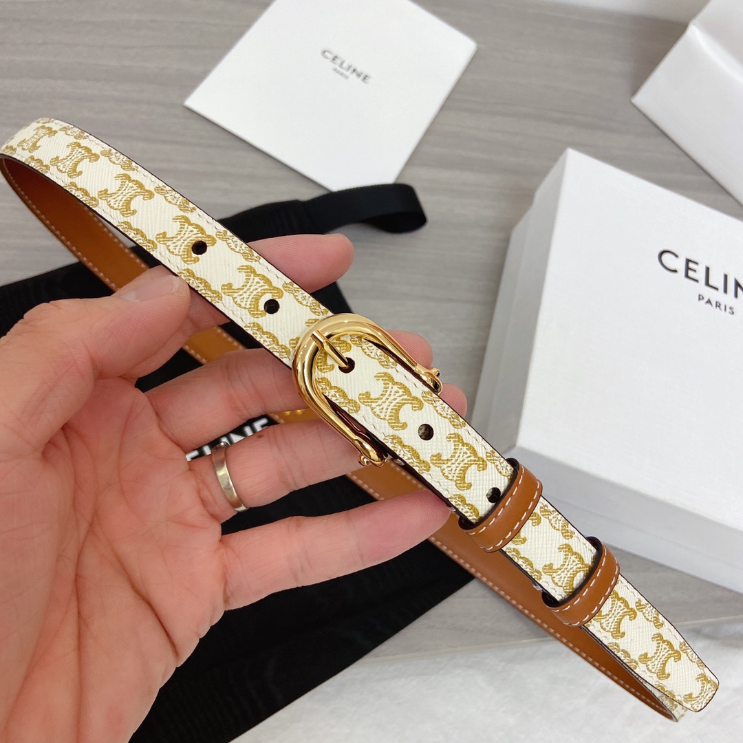 Celine Arc de Triomphe belt 1.8cm width