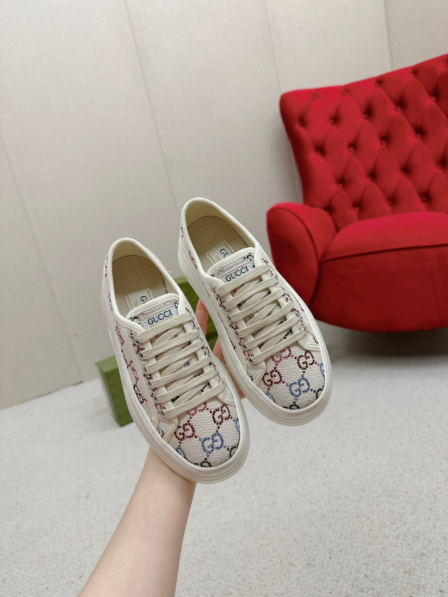 Gucci 2024 Classic GG Canvas shoes