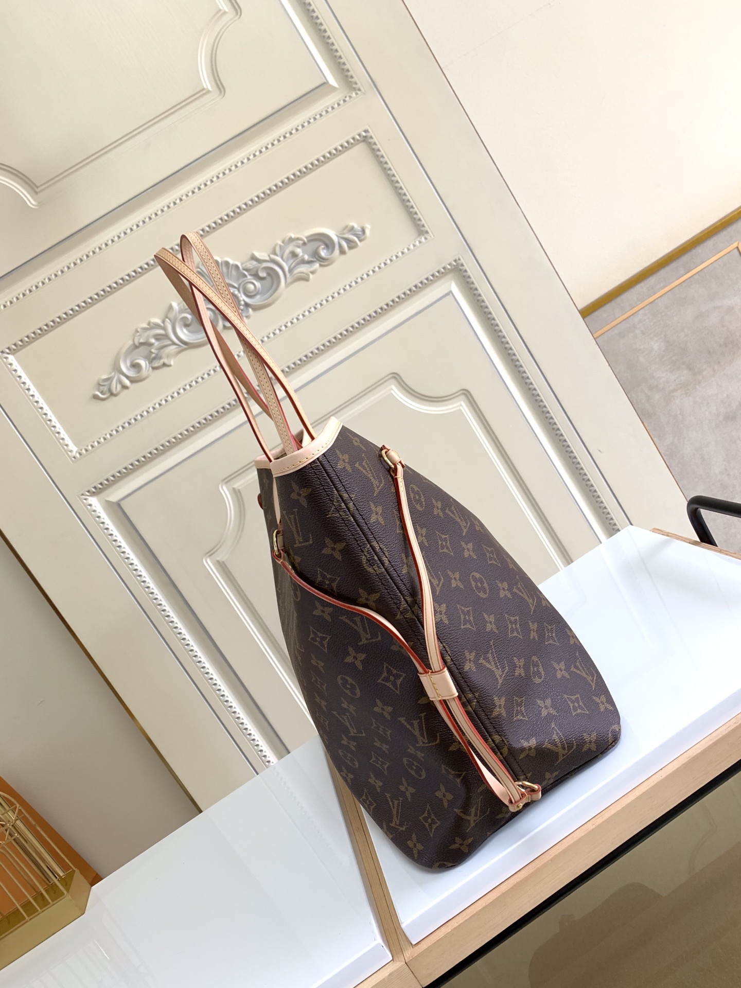 Large Size: (40*33*20) M40990 lv Neverfull bag gm size