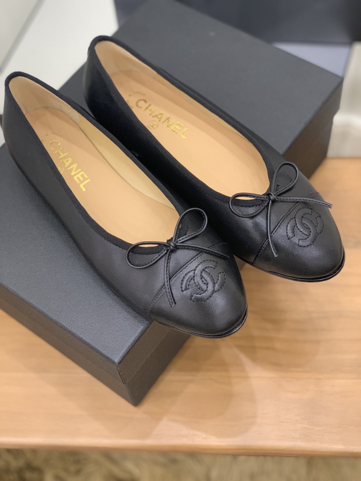 The Chanel ballerinas shoes