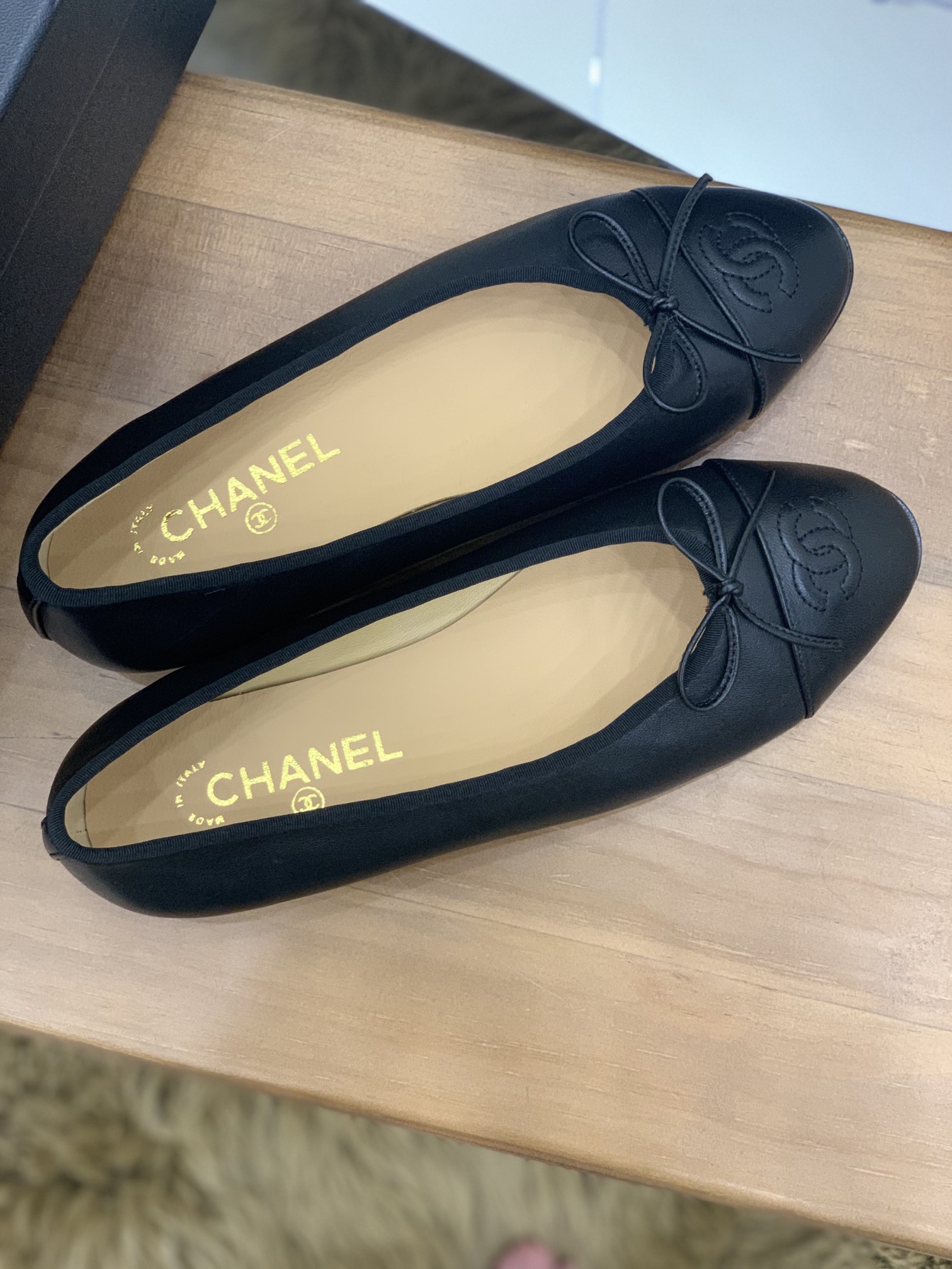 The Chanel ballerinas shoes